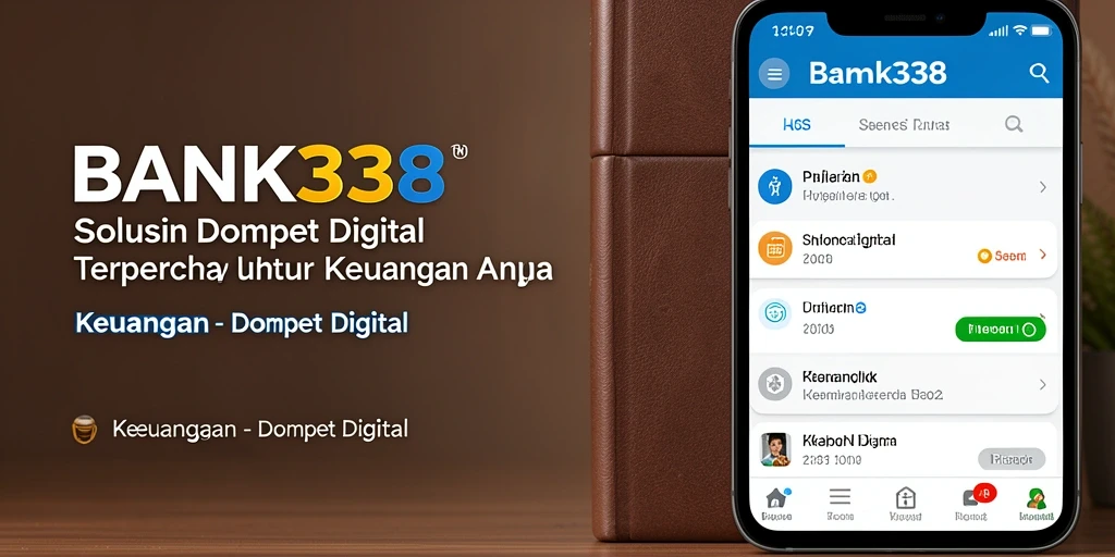 Antarmuka pengguna BANK338 yang modern dan intuitif.