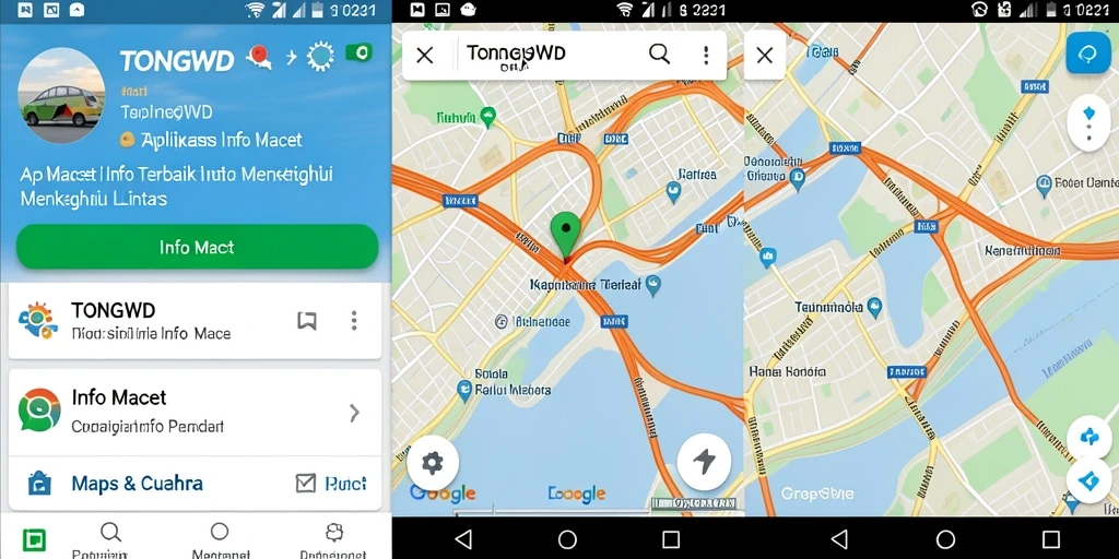 Antarmuka pengguna TONGWD yang informatif dan mudah digunakan.
