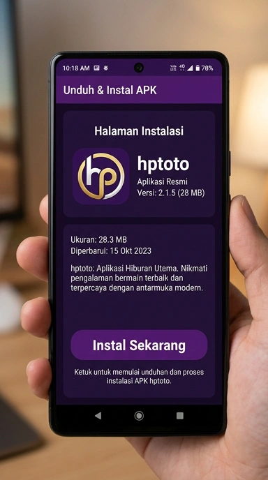 Tampilan halaman APK hptoto